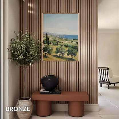 Premium Acoustic Slatted Wall Panel (Multiple Colours)