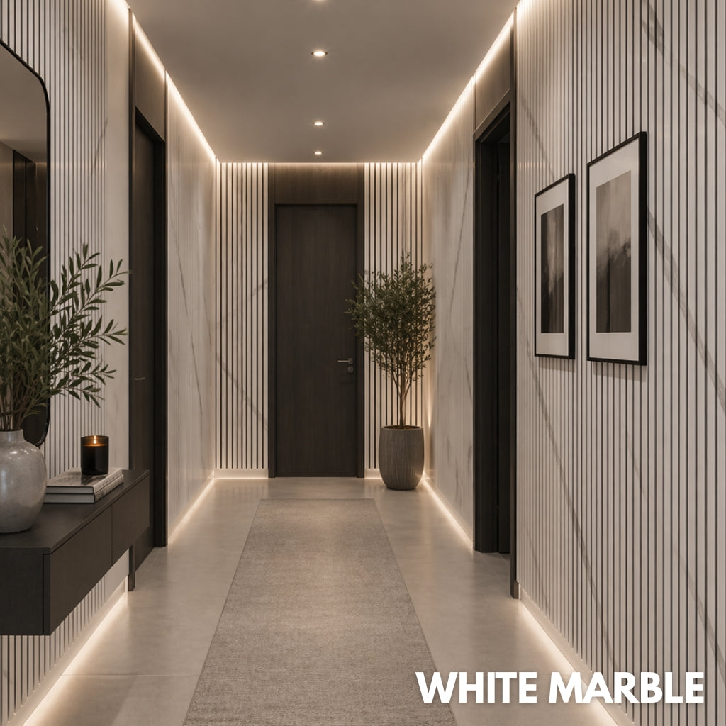 Premium Acoustic Slatted Wall Panel (Multiple Colours)