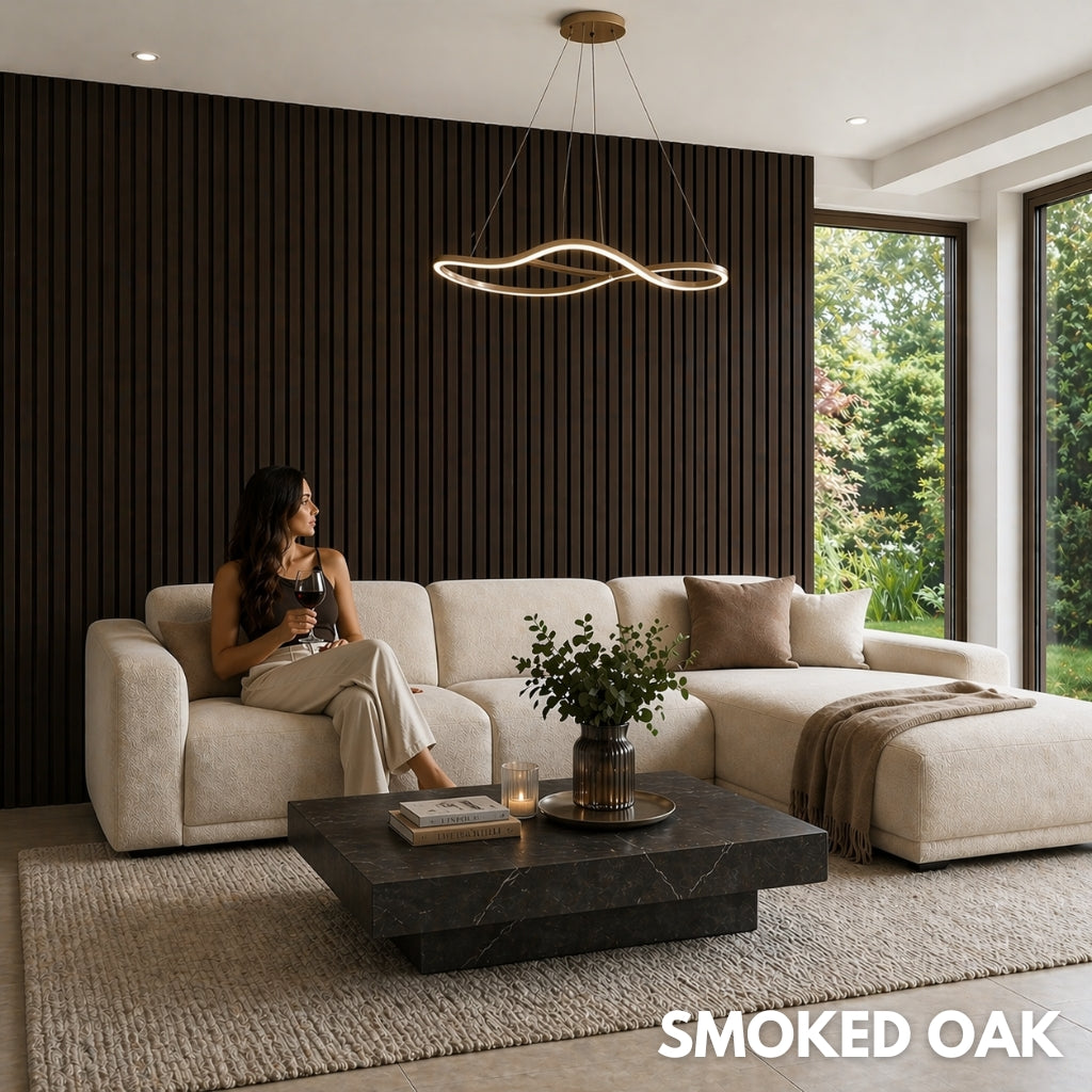 Premium Acoustic Slatted Wall Panel (Multiple Colours)