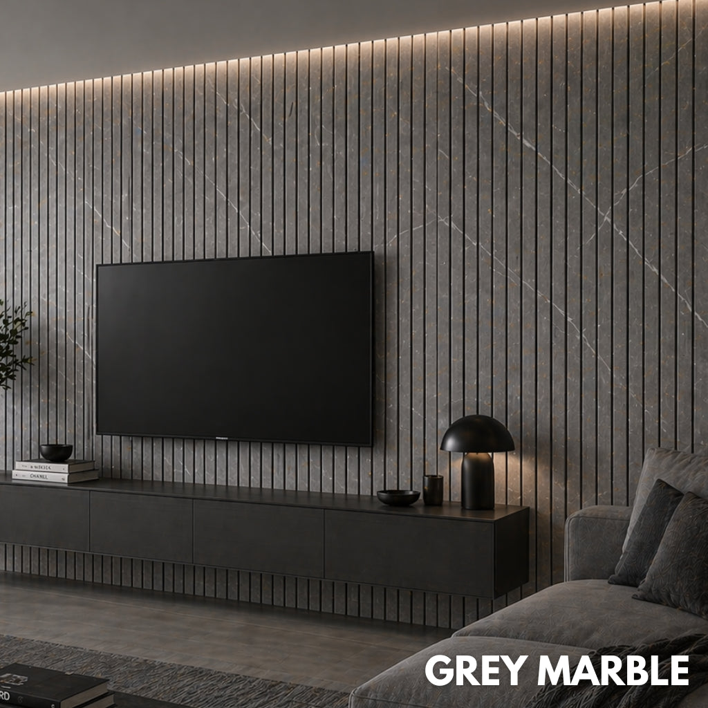 Premium Acoustic Slatted Wall Panel (Multiple Colours)