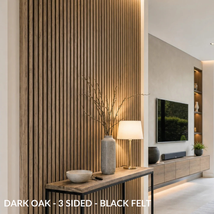 Premium Acoustic Slatted Wall Panel (Multiple Colours)
