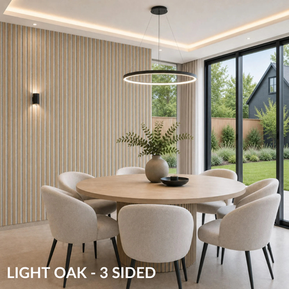 Premium Acoustic Slatted Wall Panel (Multiple Colours)