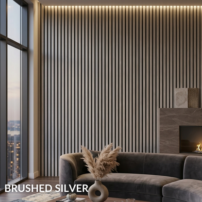 Premium Acoustic Slatted Wall Panel (Multiple Colours)