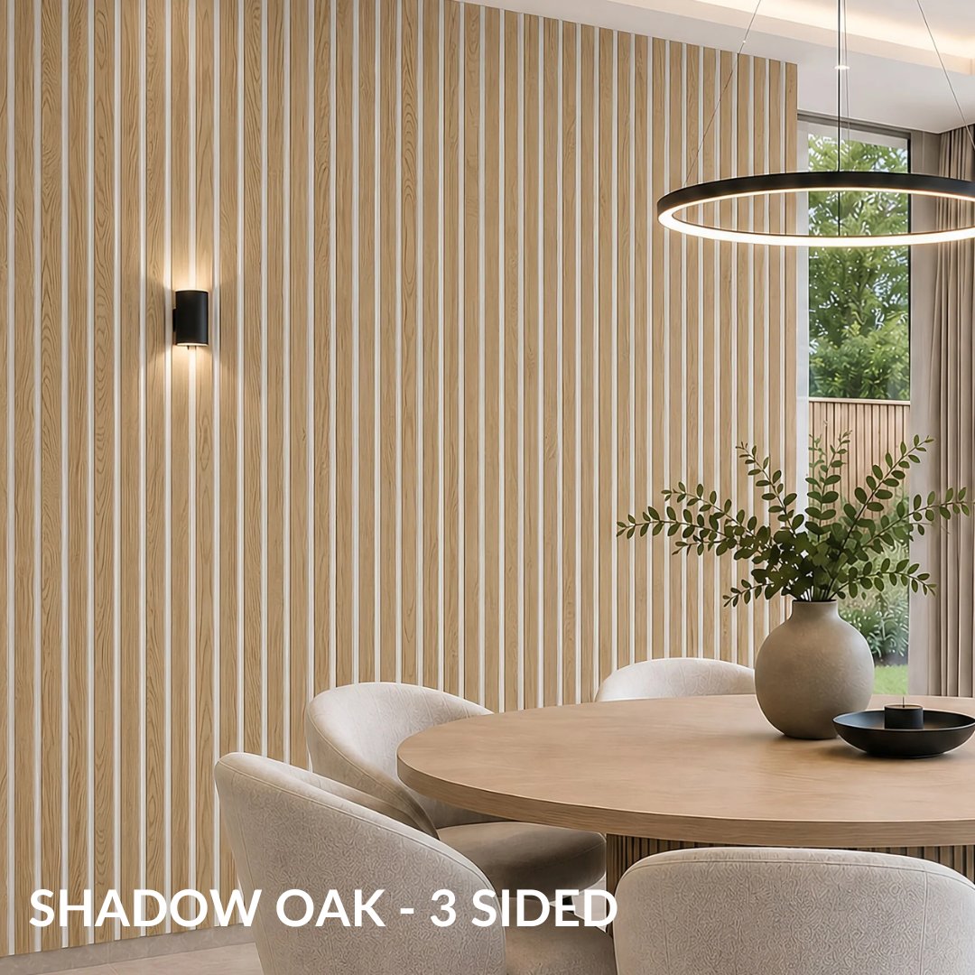 Premium Acoustic Slatted Wall Panel (Multiple Colours)