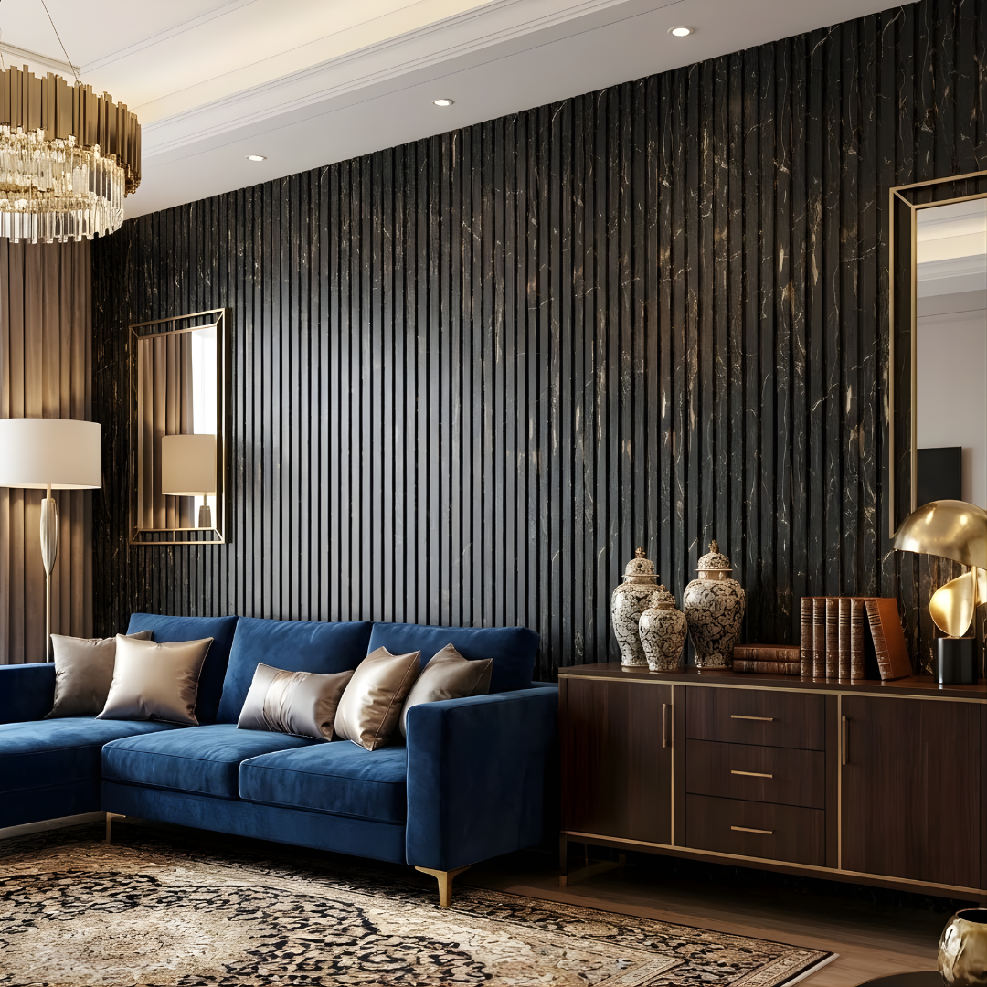 Premium Thick Slat Large Wall Panel (280cm x 60cm) - 35mm thickness