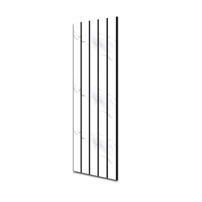 Premium Thick Slat Large Wall Panel 280cm x 60cm (White Marble) - 35mm thickness