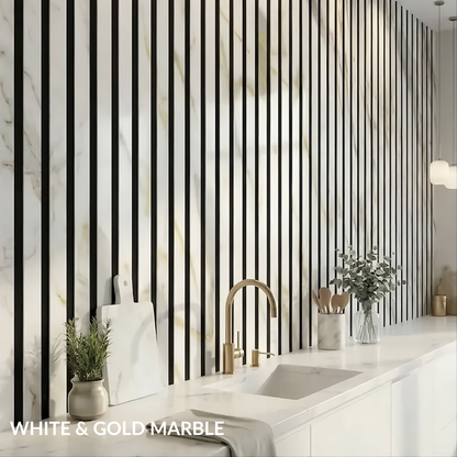 Premium Acoustic Slatted Wall Panel (Multiple Colours)