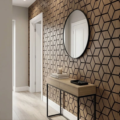 Premium Hexagon Acoustic Wall Panel 240cm x 60cm (Multiple Colours)