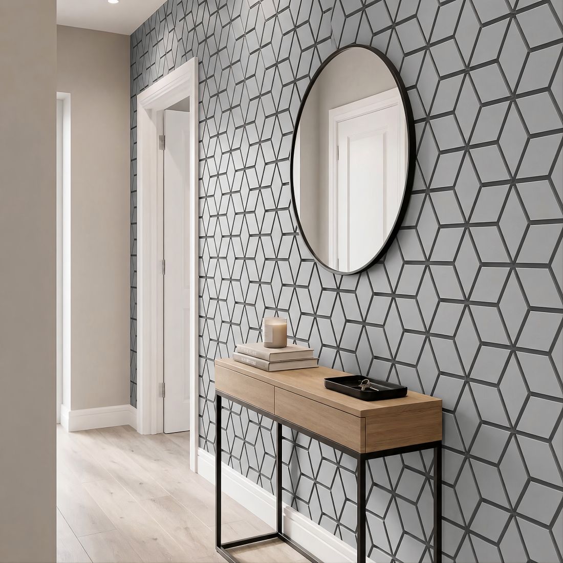 Premium Hexagon Acoustic Wall Panel 240cm x 60cm (Multiple Colours)