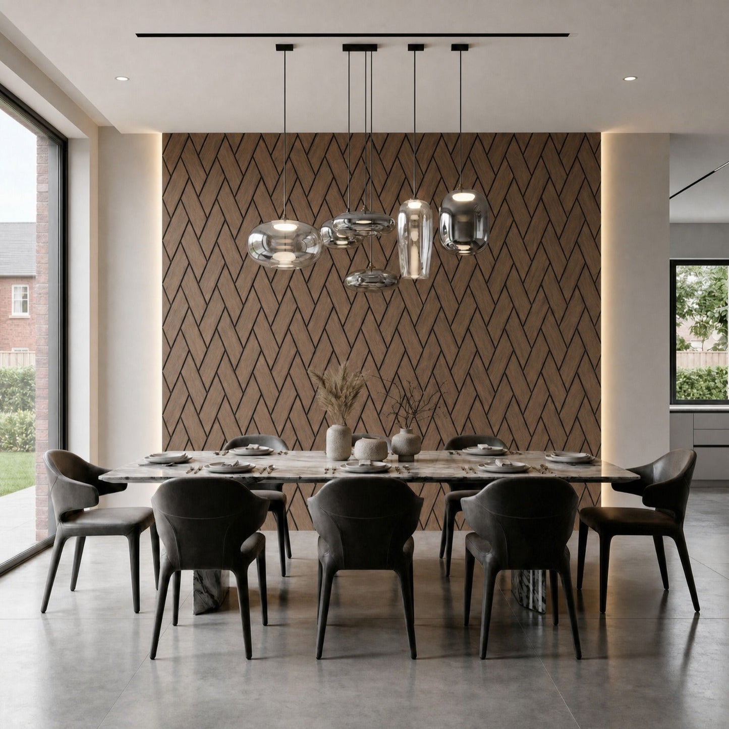 Premium Arrow Acoustic Panels - 240cm x 60cm (Multiple Colours)