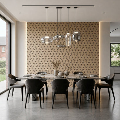 Premium Arrow Acoustic Panels - 240cm x 60cm (Multiple Colours)