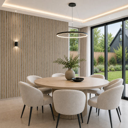 Premium Acoustic Panels - 240cm x 60cm (3-Sided - White Felt)