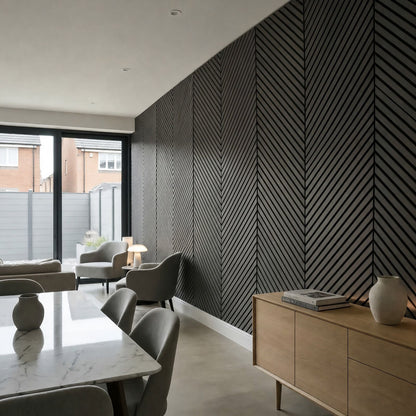 Premium Herringbone Wall Panel 240cm x 60cm (Multiple Colours)