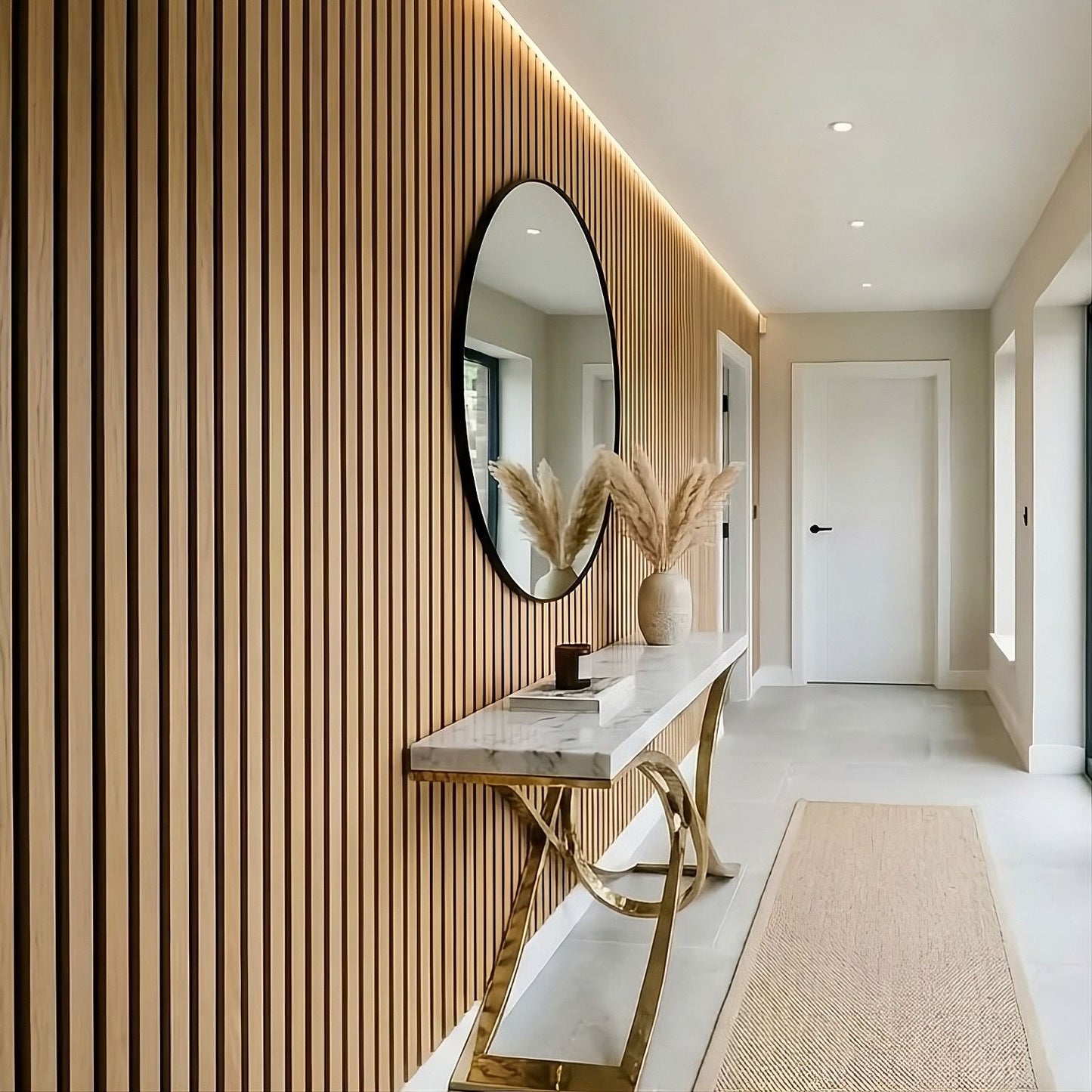 Premium Wall Panel 240cm x 60cm - 35mm Width - Oak