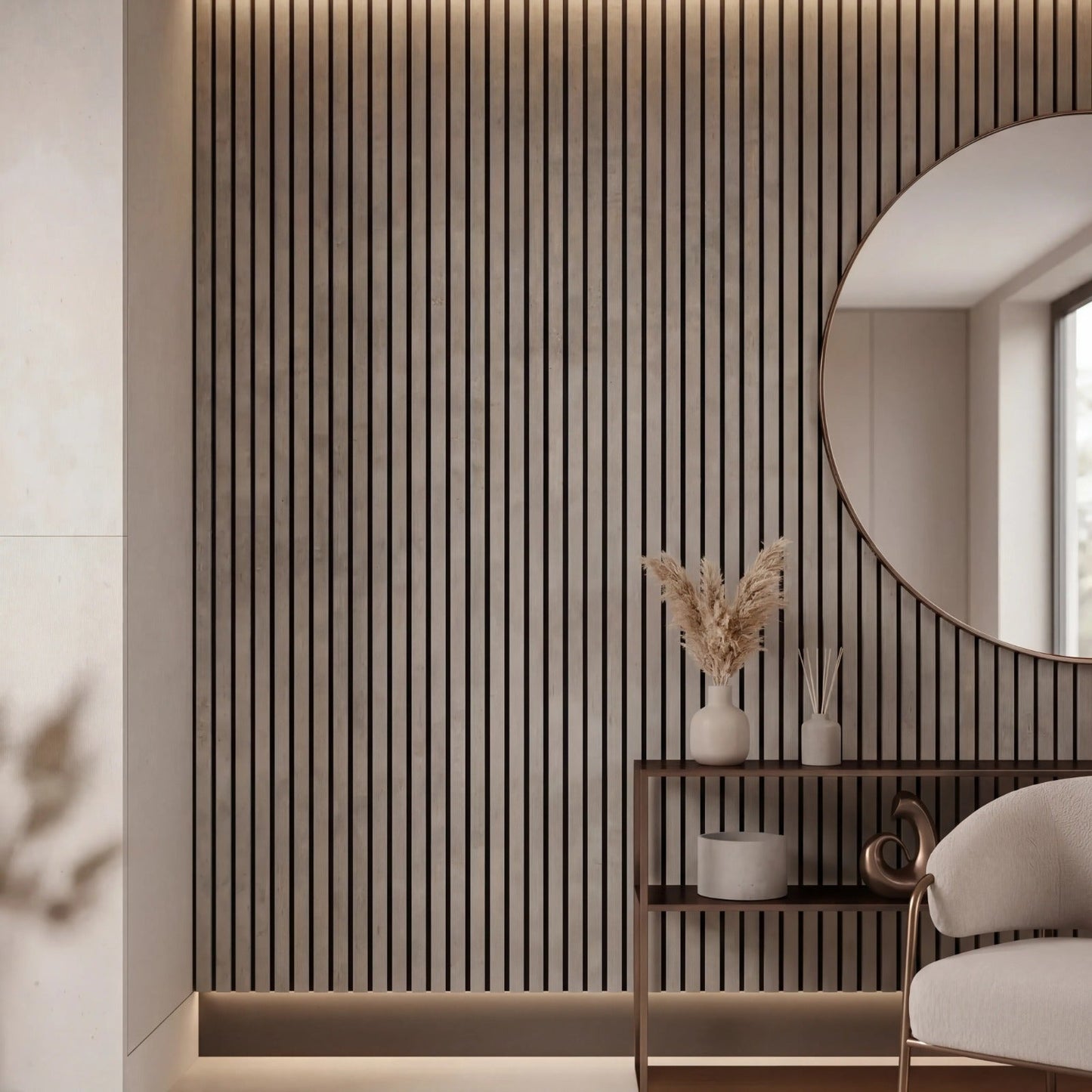 Premium Concrete Coloured Wall Panel - 240cm x 60cm