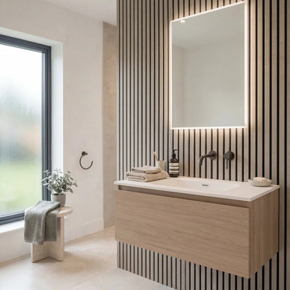 Premium Concrete Coloured Wall Panel - 240cm x 60cm