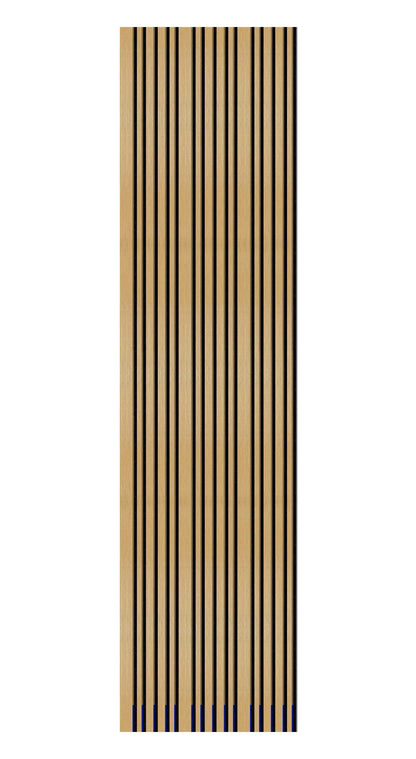 Acoustic Multi Width Panel - 240cm x 60cm (Oak)