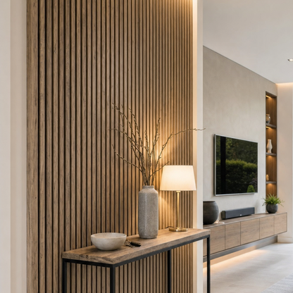 Premium Acoustic Panels - 240cm x 60cm (3-Sided - Black Felt)