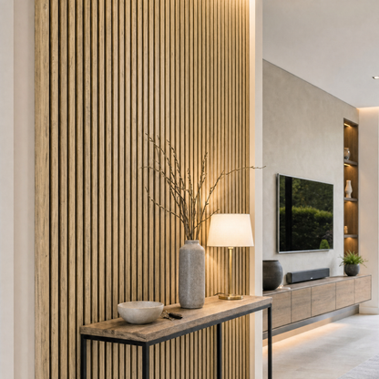 Premium Acoustic Panels - 240cm x 60cm (3-Sided - Black Felt)
