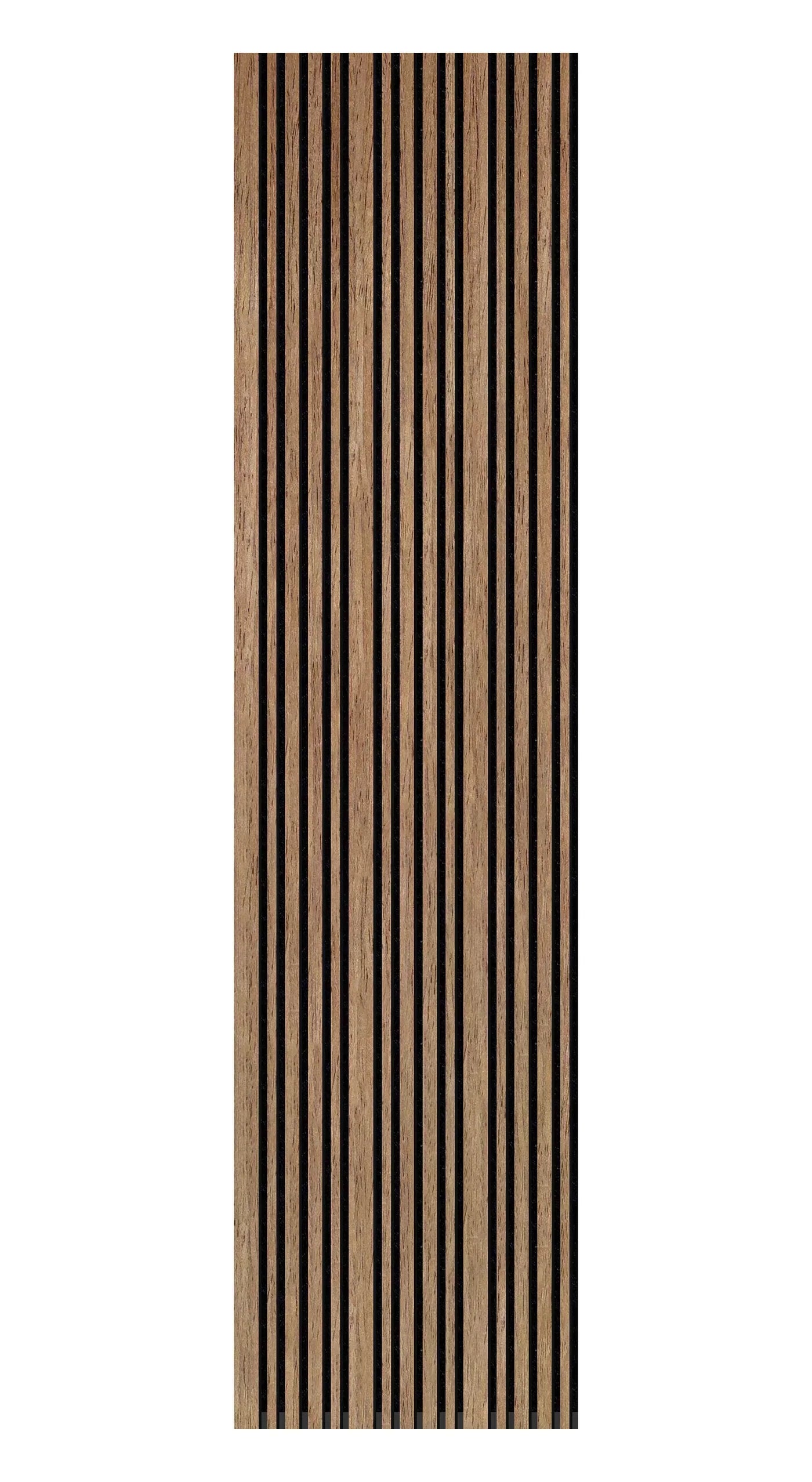 Acoustic Multi Width Panel - 240cm x 60cm (Walnut)