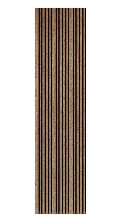 Acoustic Multi Width Panel - 240cm x 60cm (Walnut)